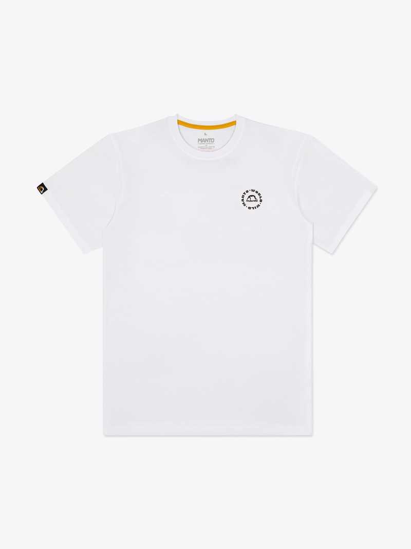 MANTO worldwide tshirt- white